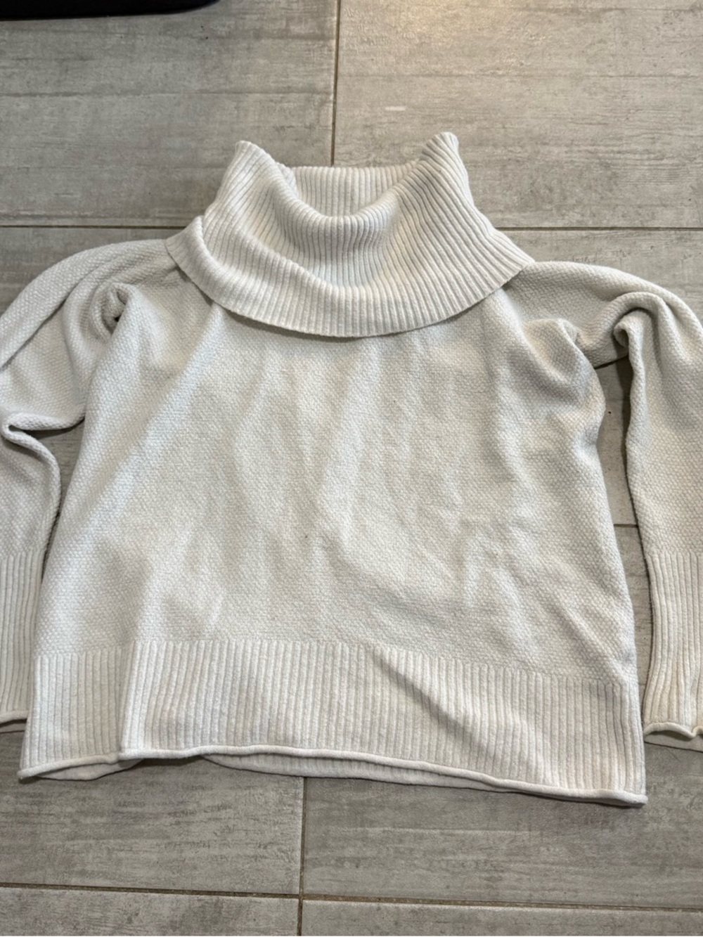 Reitmans White Cowl Neck Sweater